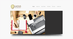 Desktop Screenshot of luciustechnology.com